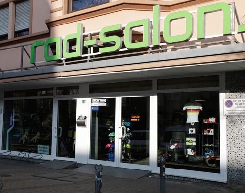 Radsalon Saarbrücken - Bikeshop Aussenansicht